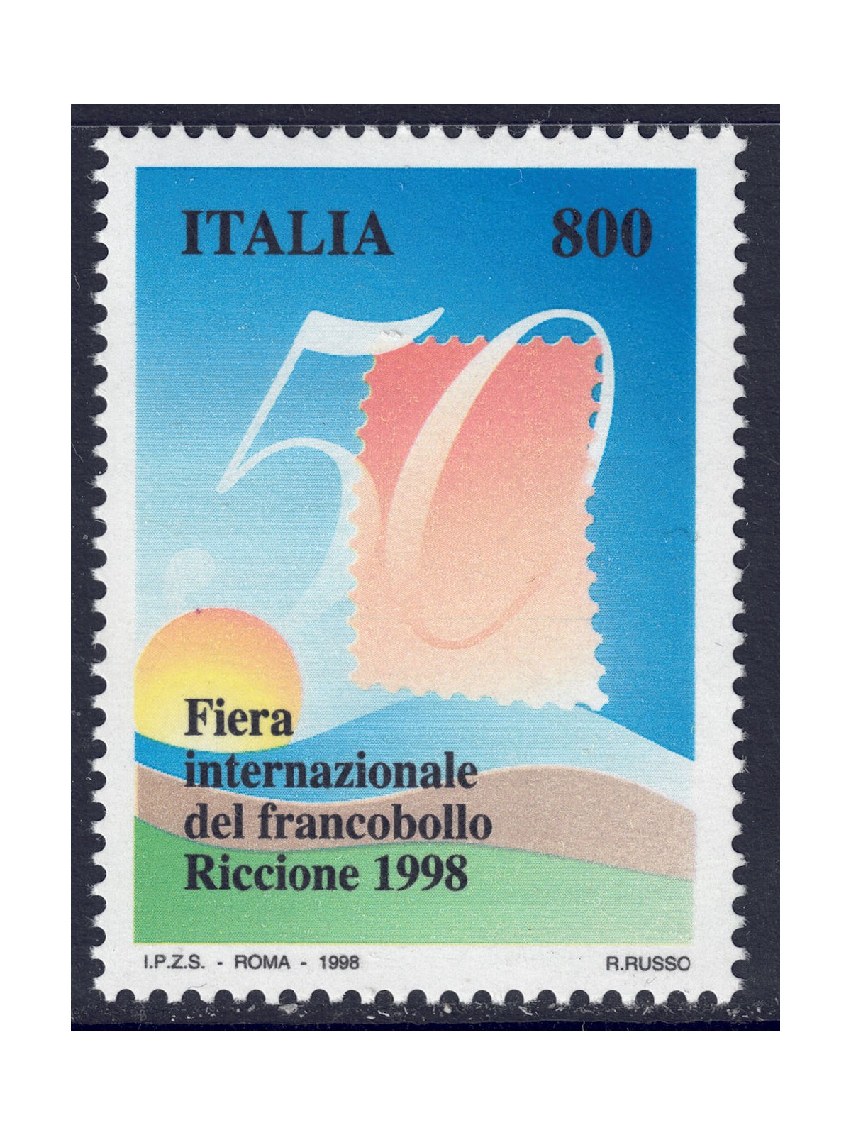 ITALIA 1998 Fiera del francobollo MNH**