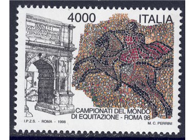 ITALY 1998 Horse riding MNH**