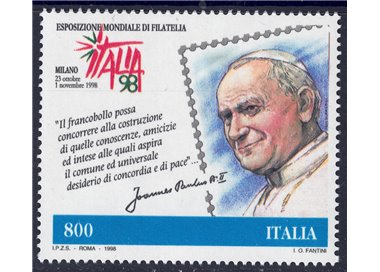 ITALY 1998 Stamp Day MNH**