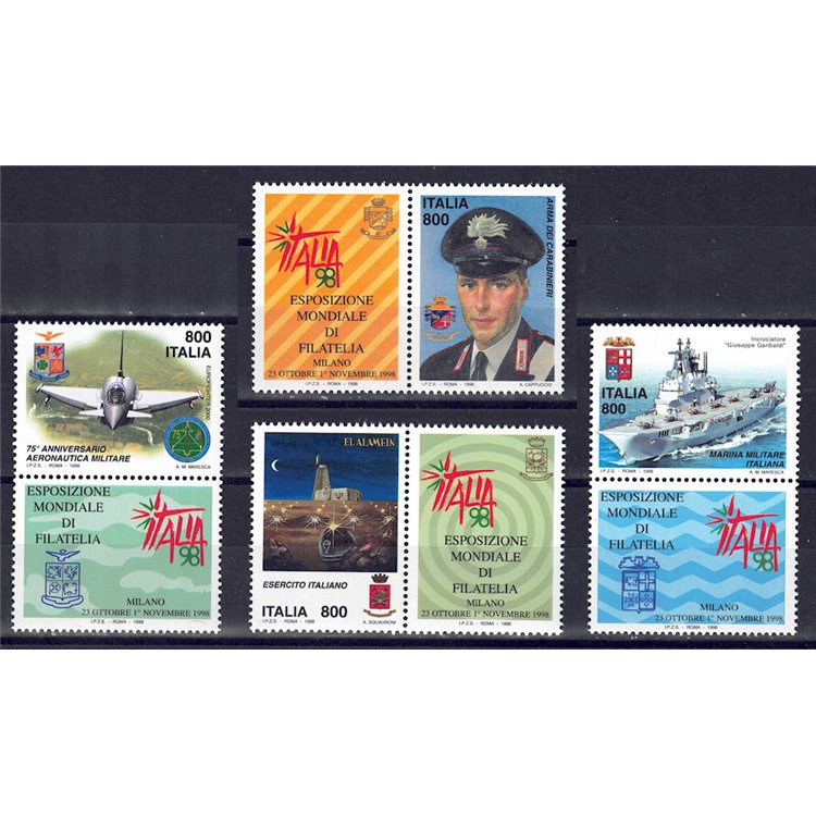 ITALIA 1998 Forze armate 4v MNH**