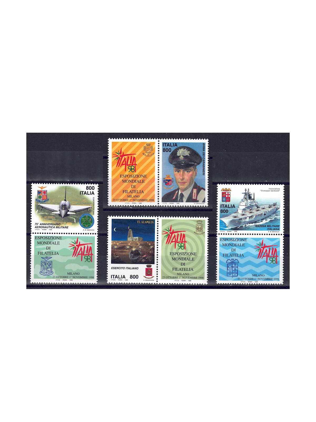 ITALIA 1998 Forze armate 4v MNH**