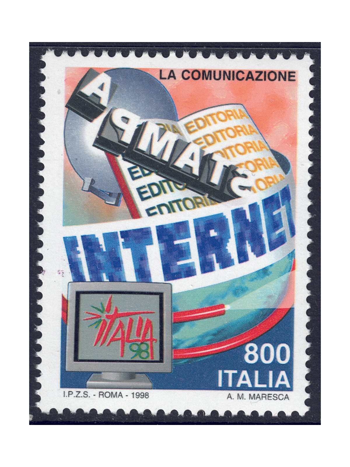 ITALY 1998 Communication Day MNH**