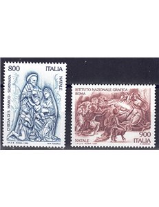 ITALY 1998 Christmas 2v MNH**