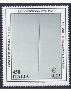 ITALY 1999 Lucio Fontana MNH**