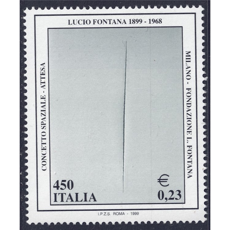 ITALIA 1999 Lucio Fontana MNH**