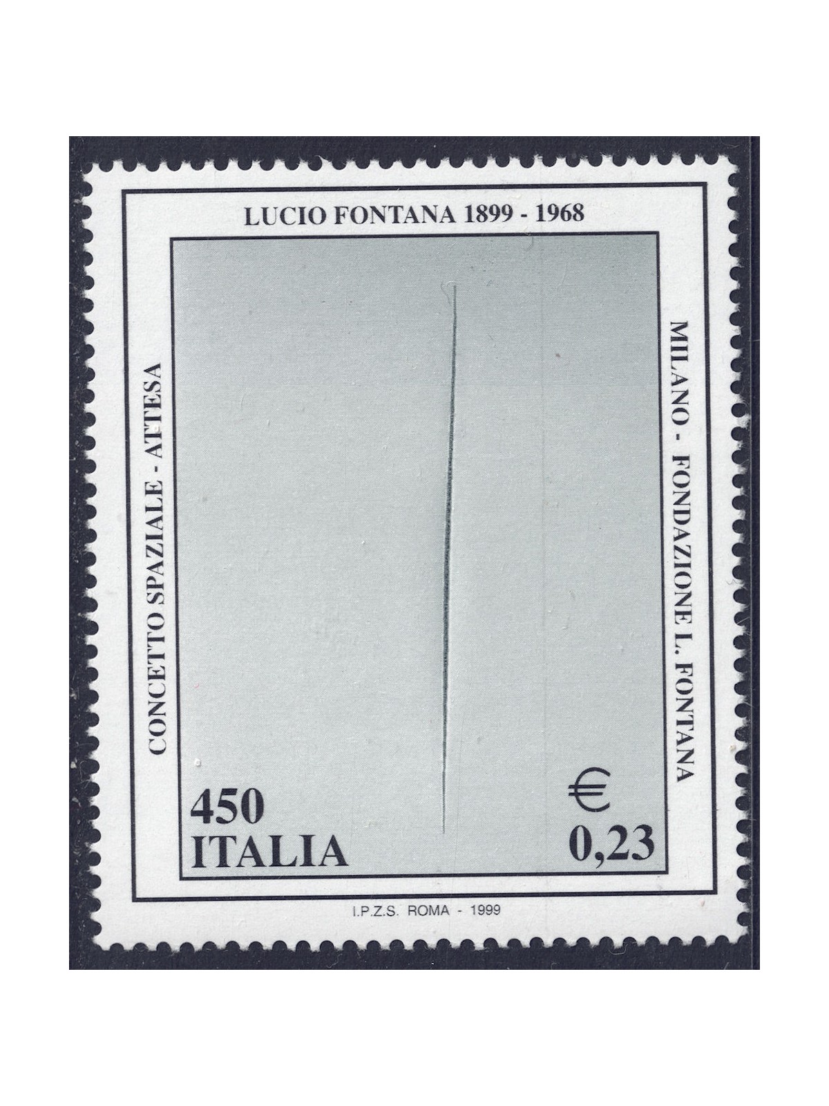 ITALIA 1999 Lucio Fontana MNH**