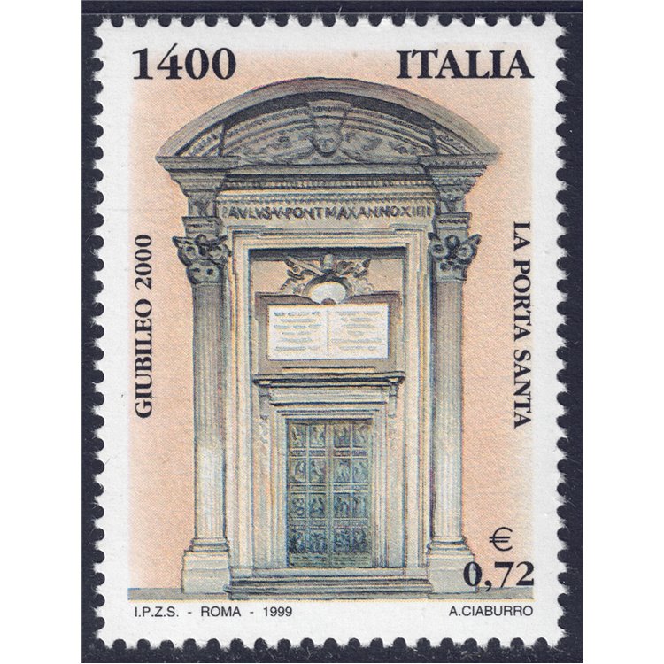 ITALY 1999 Holy Door MNH**
