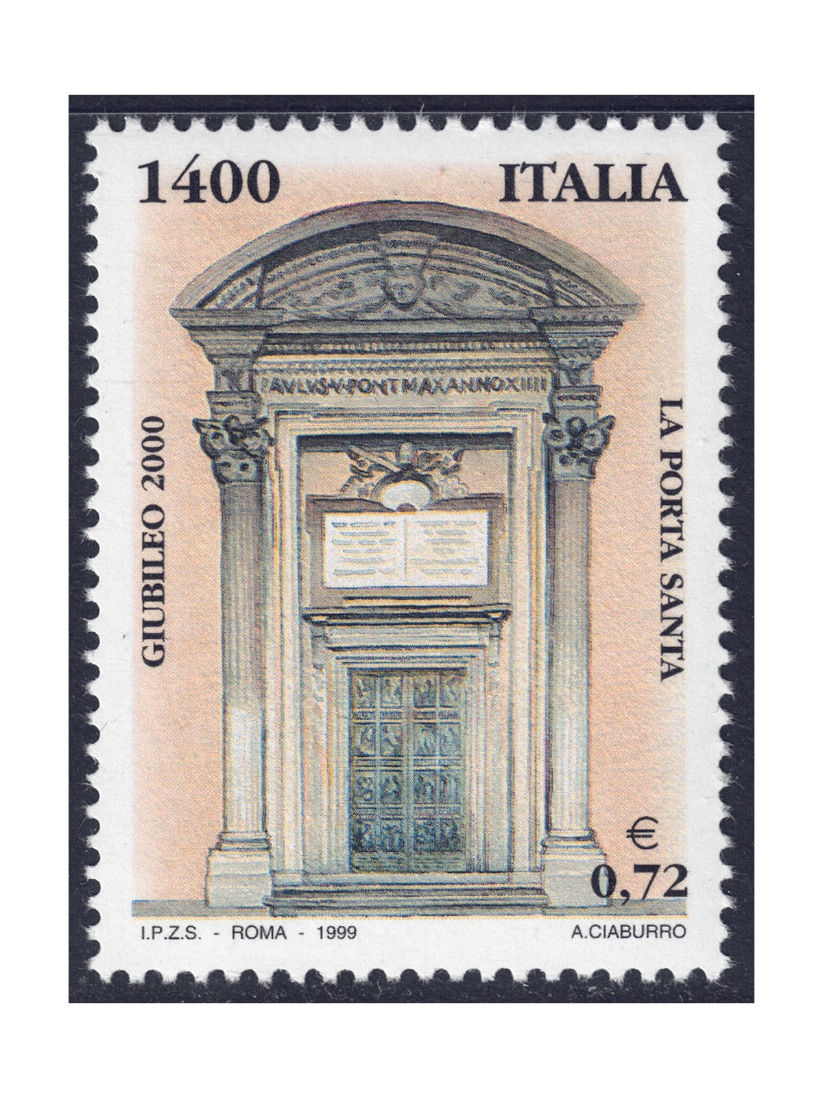 ITALY 1999 Holy Door MNH**