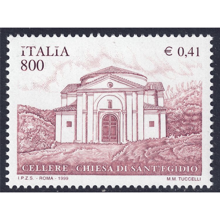 ITALY 1999 Church of Sant'Egidio MNH**