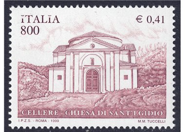 ITALY 1999 Church of Sant'Egidio MNH**