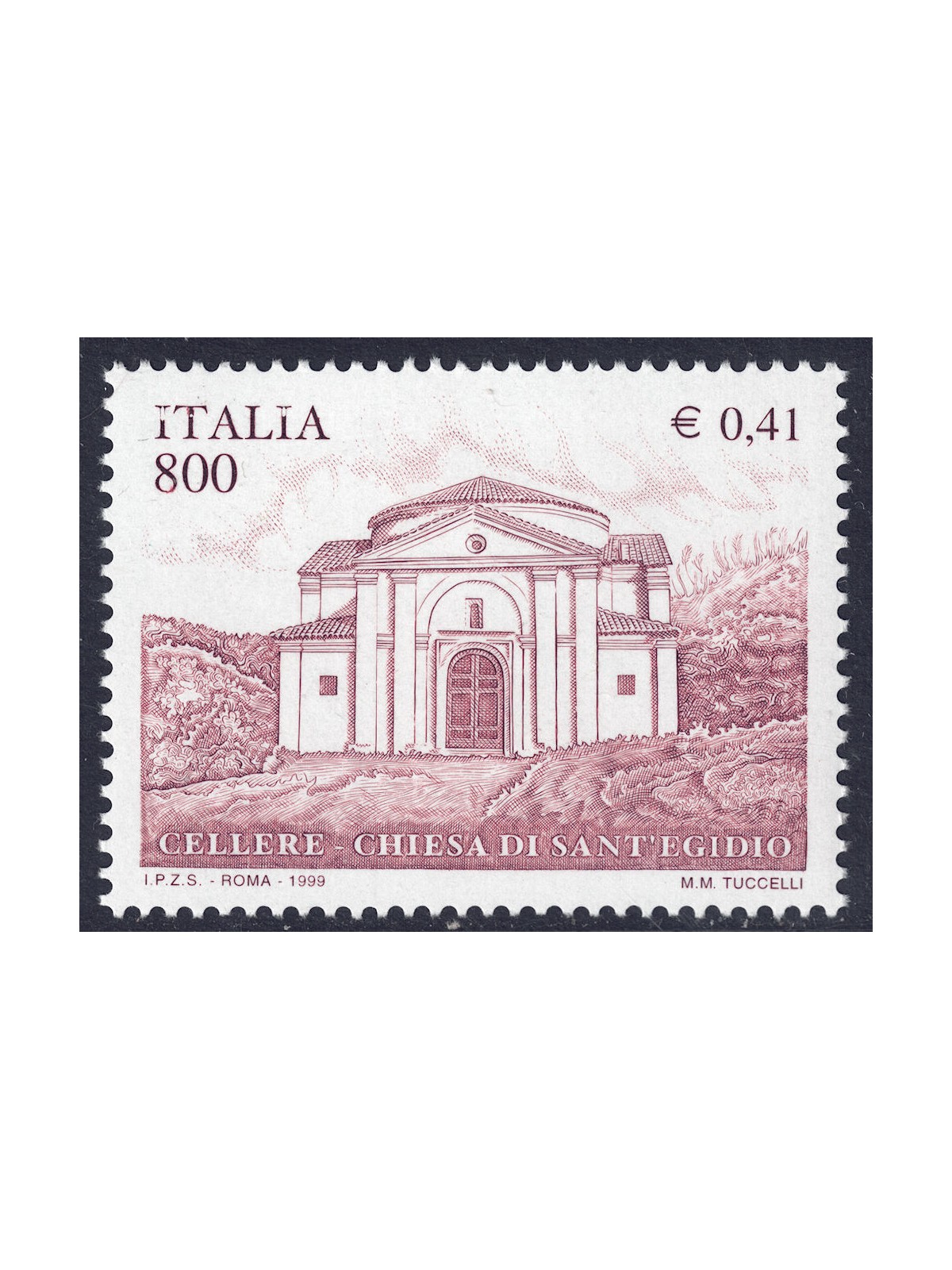 ITALY 1999 Church of Sant'Egidio MNH**