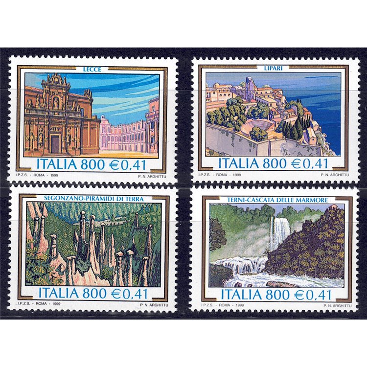 ITALY 1999 Tourism 4v MNH**