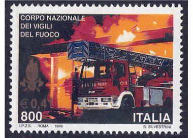 ITALY 1999 Firefighters MNH**