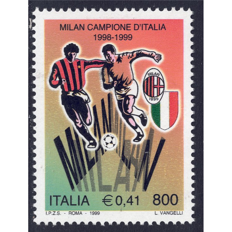 ITALY 1999 Milan Italian Champions MNH**