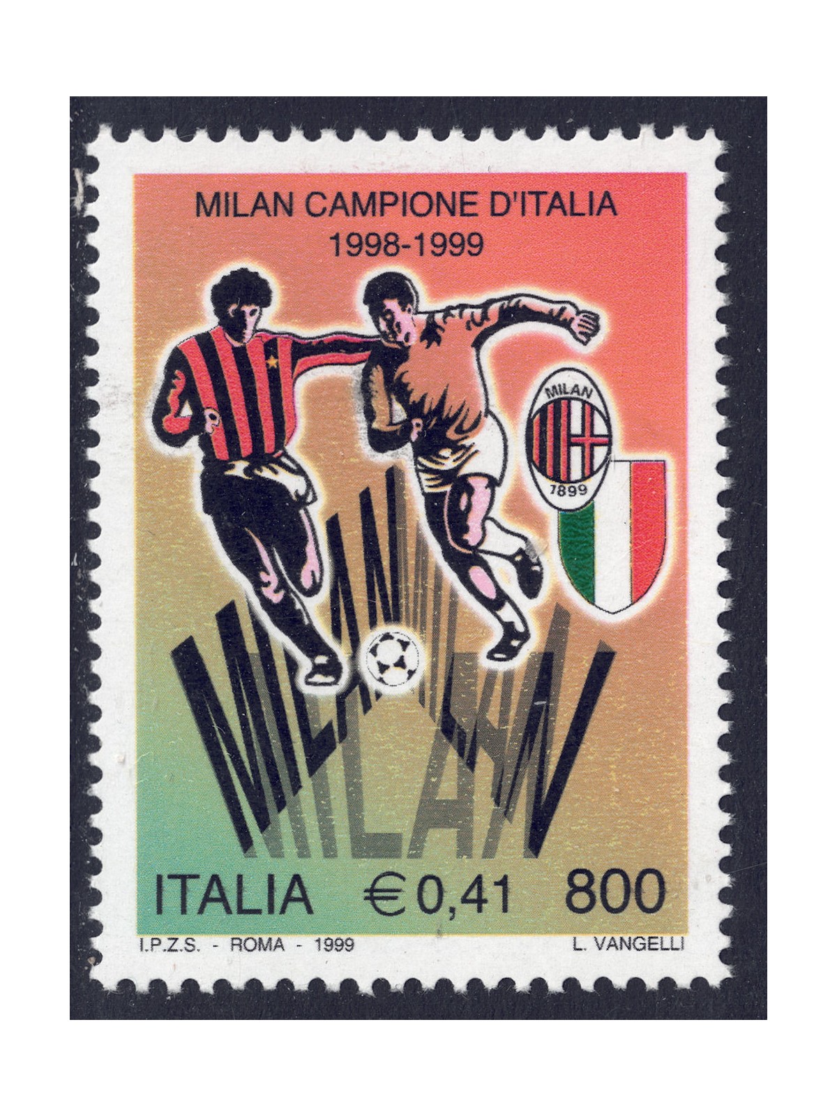 ITALIA 1999 Milan Campione d'Italia MNH**