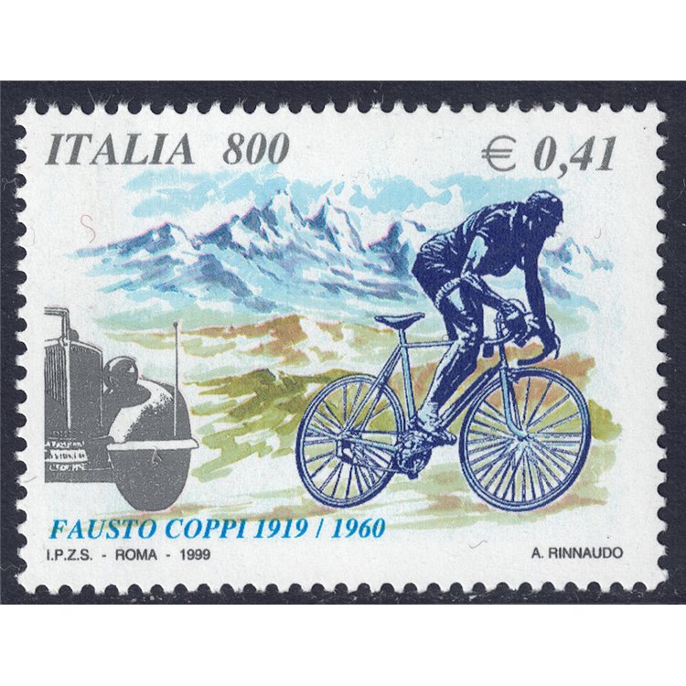 ITALIA 1999 Fausto Coppi MNH**