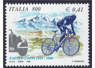 ITALY 1999 Fausto Coppi MNH**