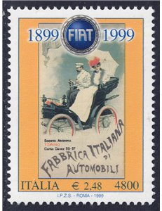 ITALY 1999 Fiat Centenary MNH**