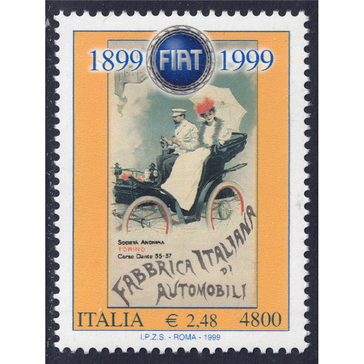 ITALIA 1999 Centenario Fiat MNH**