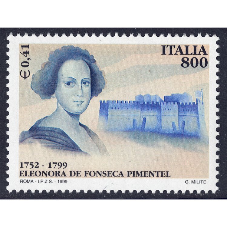 ITALIA 1999 Eleonora De Fonseca Pimentel MNH**
