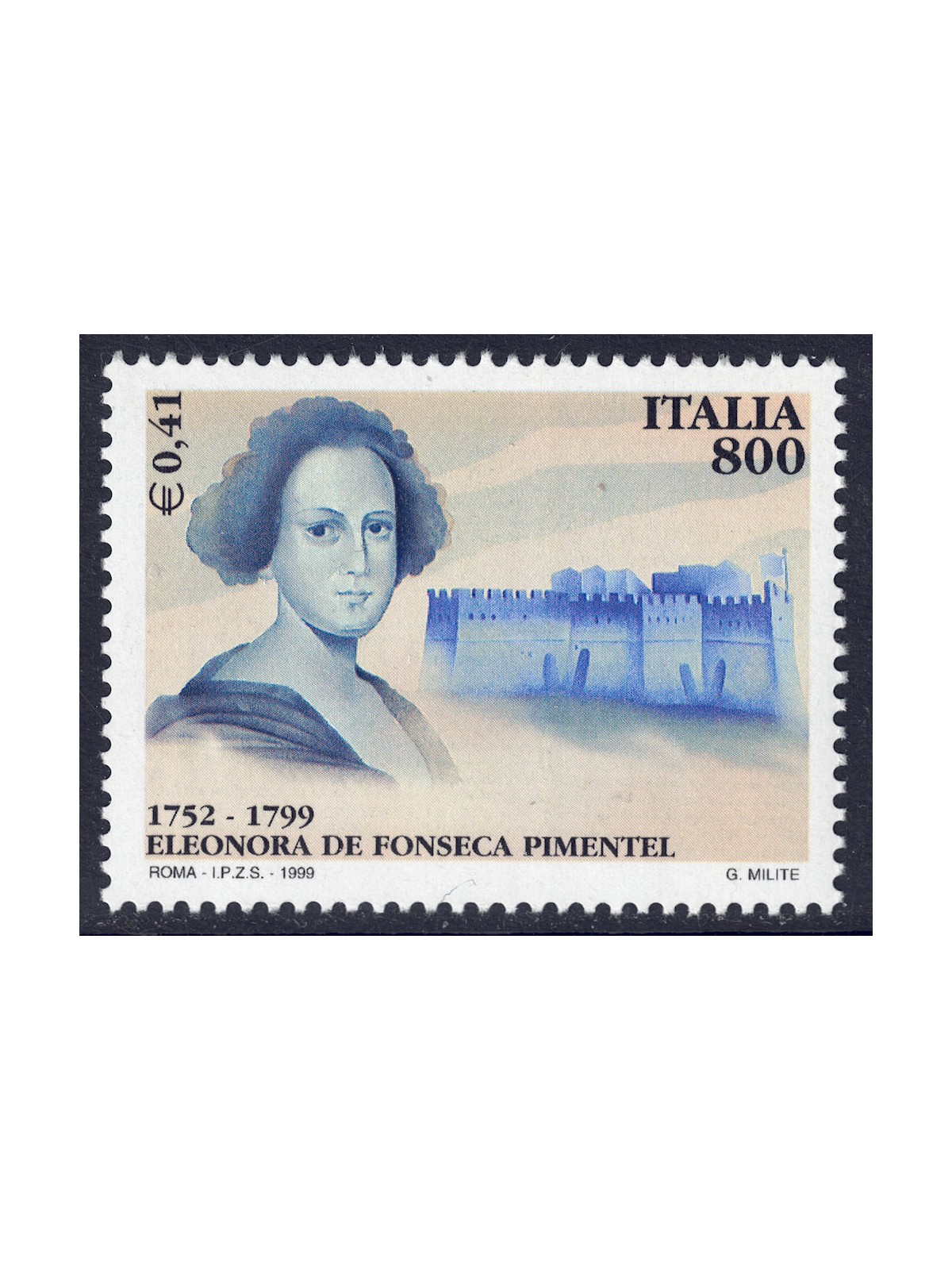 ITALIA 1999 Eleonora De Fonseca Pimentel MNH**