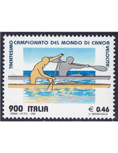 ITALIA 1999 Campionato mondiale canoa MNH**