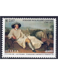 ITALY 1999 Johann Wolfgang Goethe MNH**