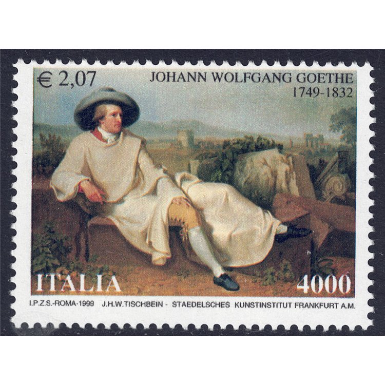 ITALIA 1999 Johann Wolfgang Goethe MNH**