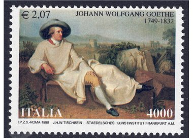ITALY 1999 Johann Wolfgang Goethe MNH**
