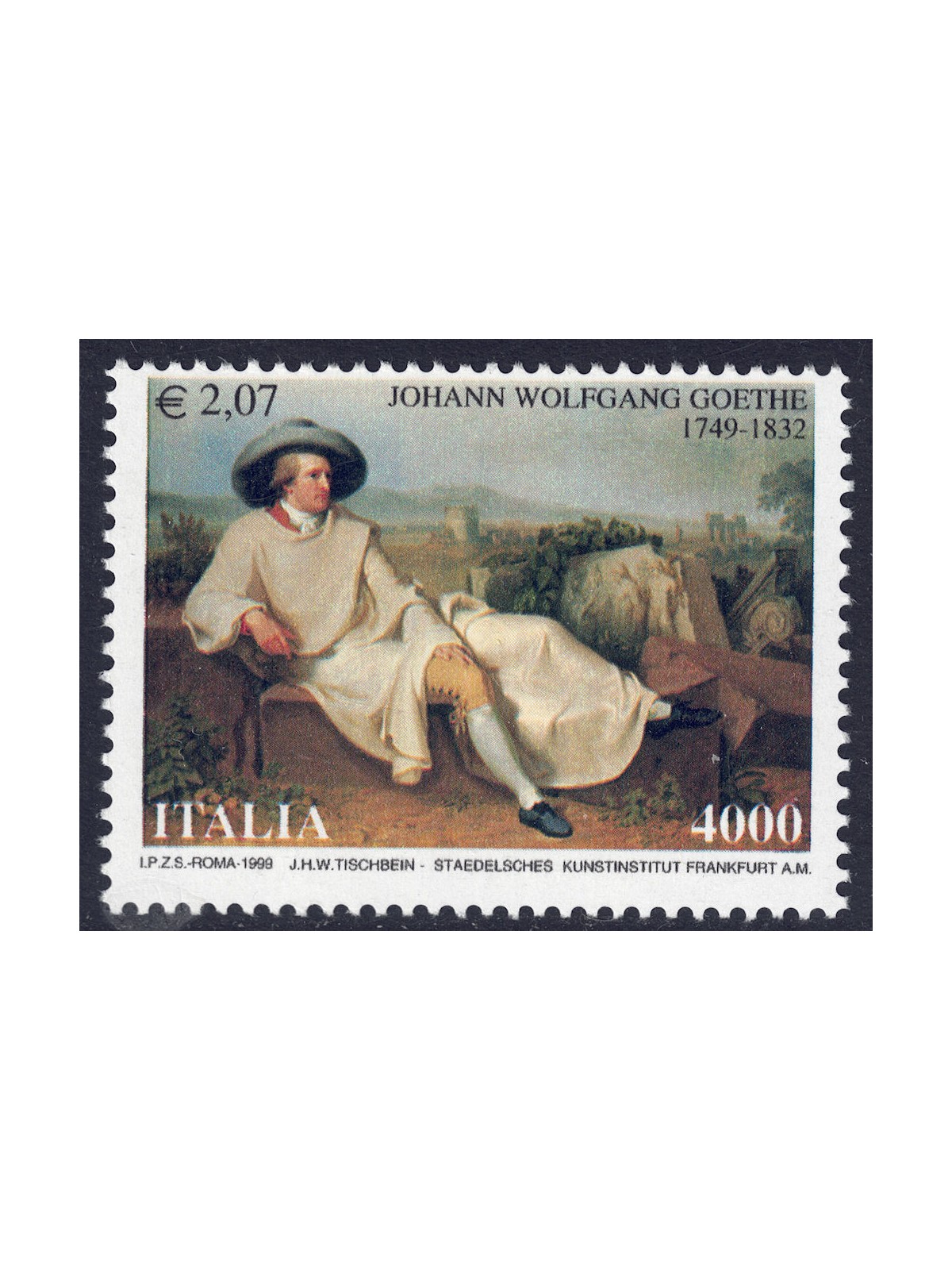 ITALY 1999 Johann Wolfgang Goethe MNH**