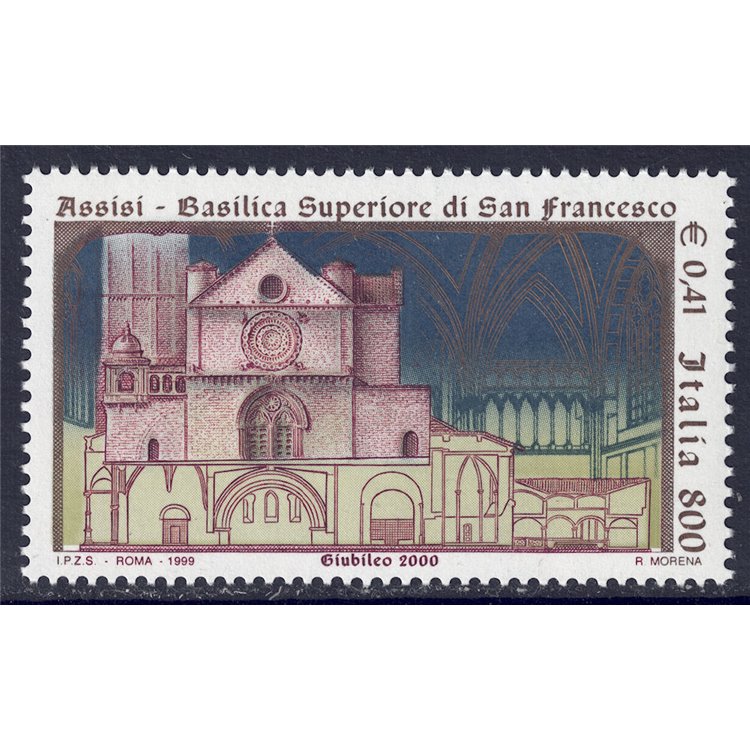 ITALY 1999 Basilica of St. Francis MNH**