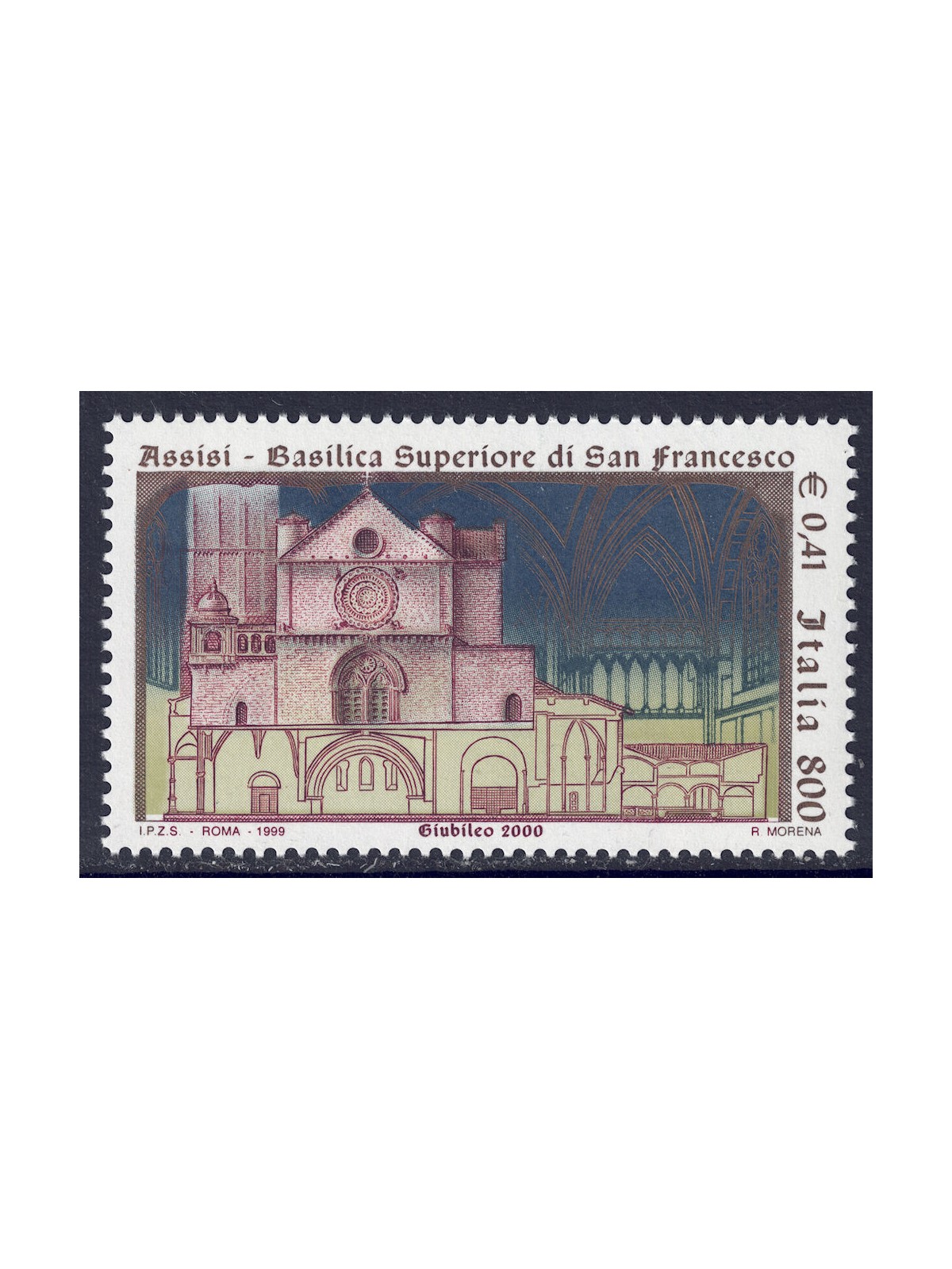 ITALIA 1999 Basilica San Francesco MNH**