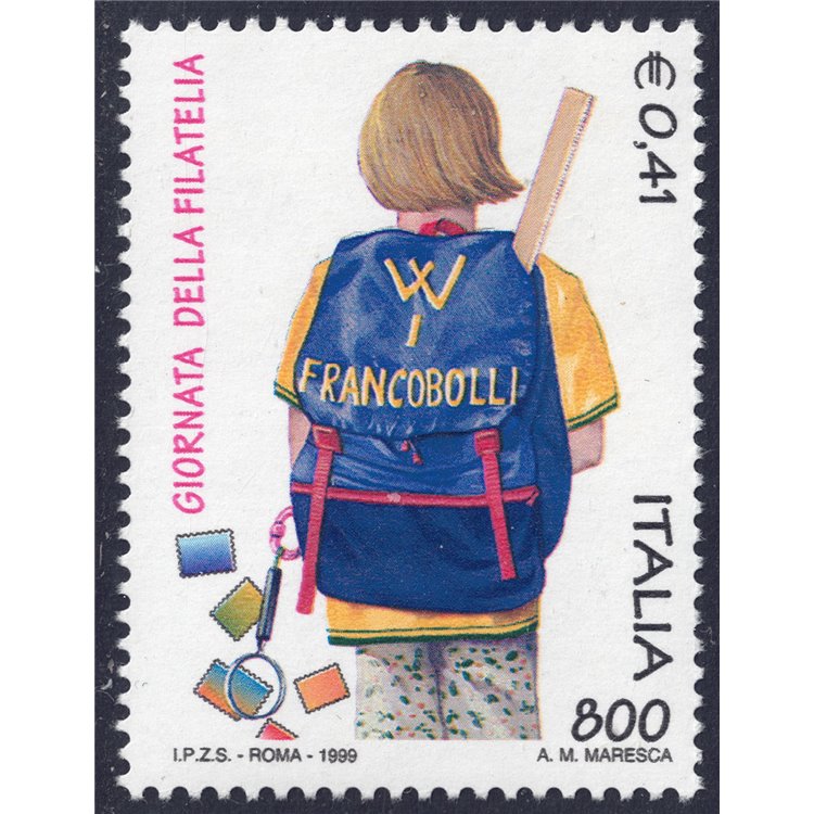 ITALIA 1999 Giornata della filatelia MNH**