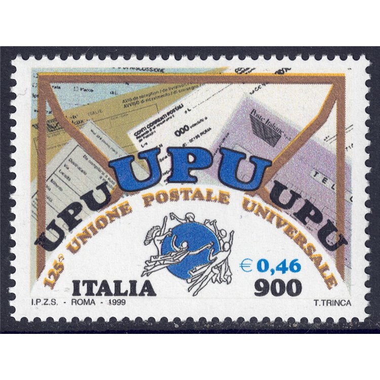 ITALY 1999 UPU Anniversary MNH**