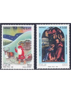 ITALIA 1999 Natale 2v MNH**