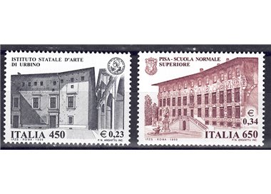 ITALY 1999 Schools and universities 2v MNH**