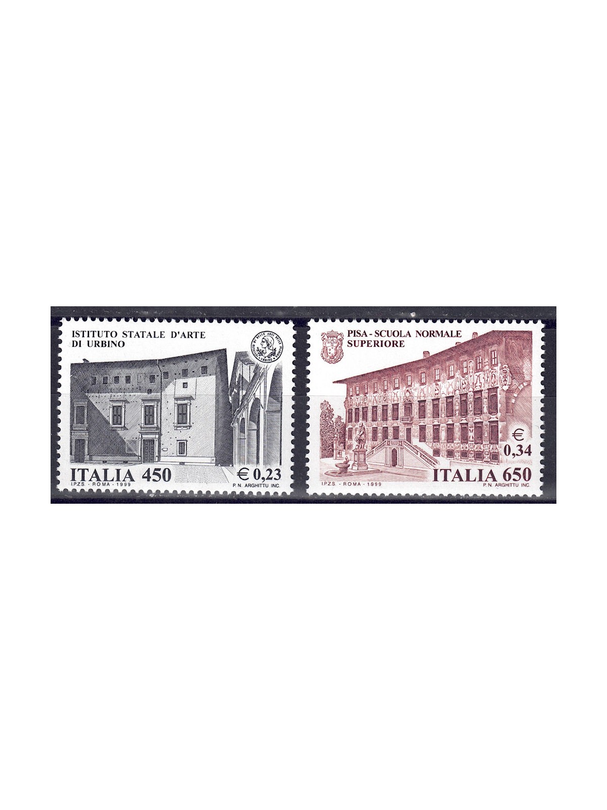 ITALIA 1999 Scuole e università 2v MNH**