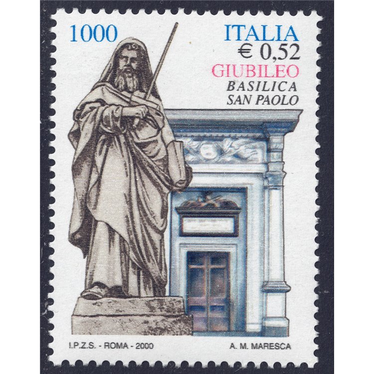 ITALIA 2000 Basilica San Paolo MNH**