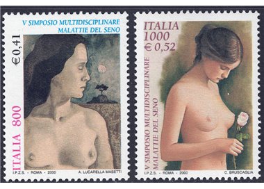 ITALIA 2000 Malattie del seno 2v MNH**