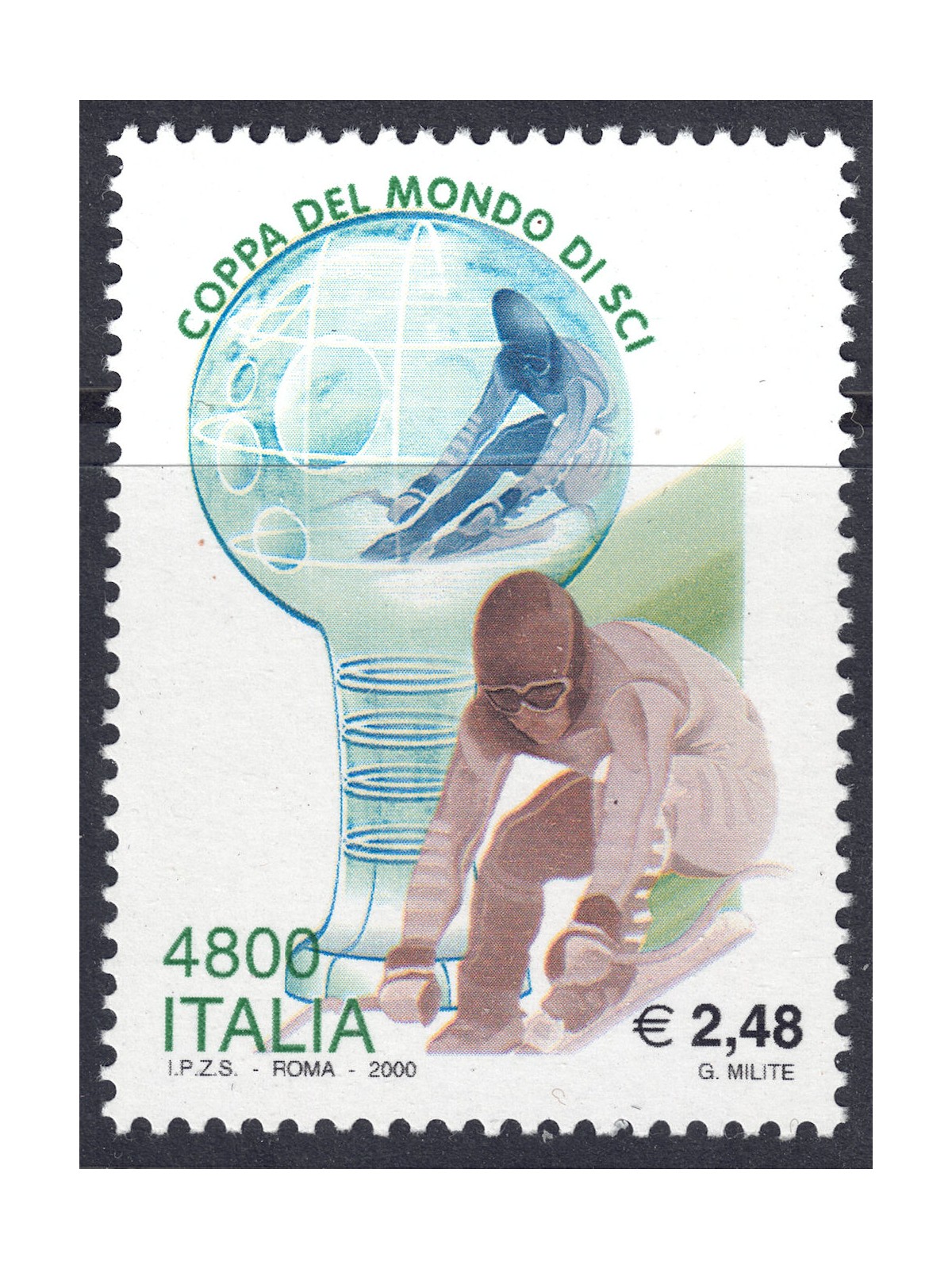 ITALY 2000 World Ski Championships MNH**