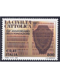 ITALY 2000 La Civiltà Cattolica MNH**