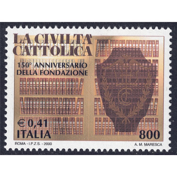 ITALY 2000 La Civiltà Cattolica MNH**