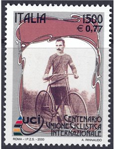 ITALY 2000 International Cycling Union MNH**