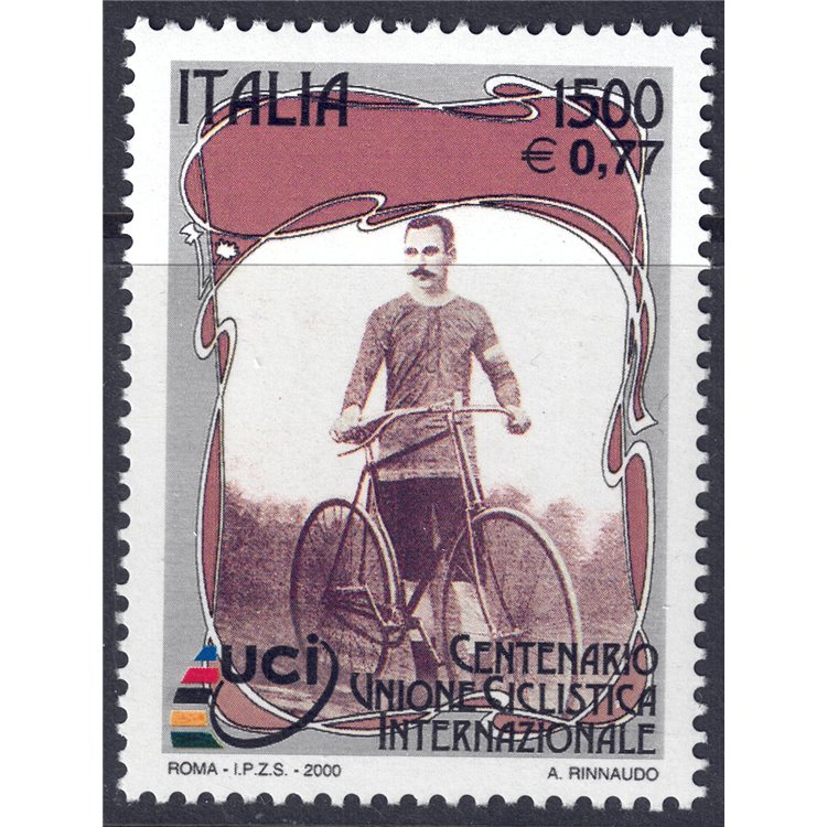ITALIA 2000 Unione ciclistica internazionale MNH**