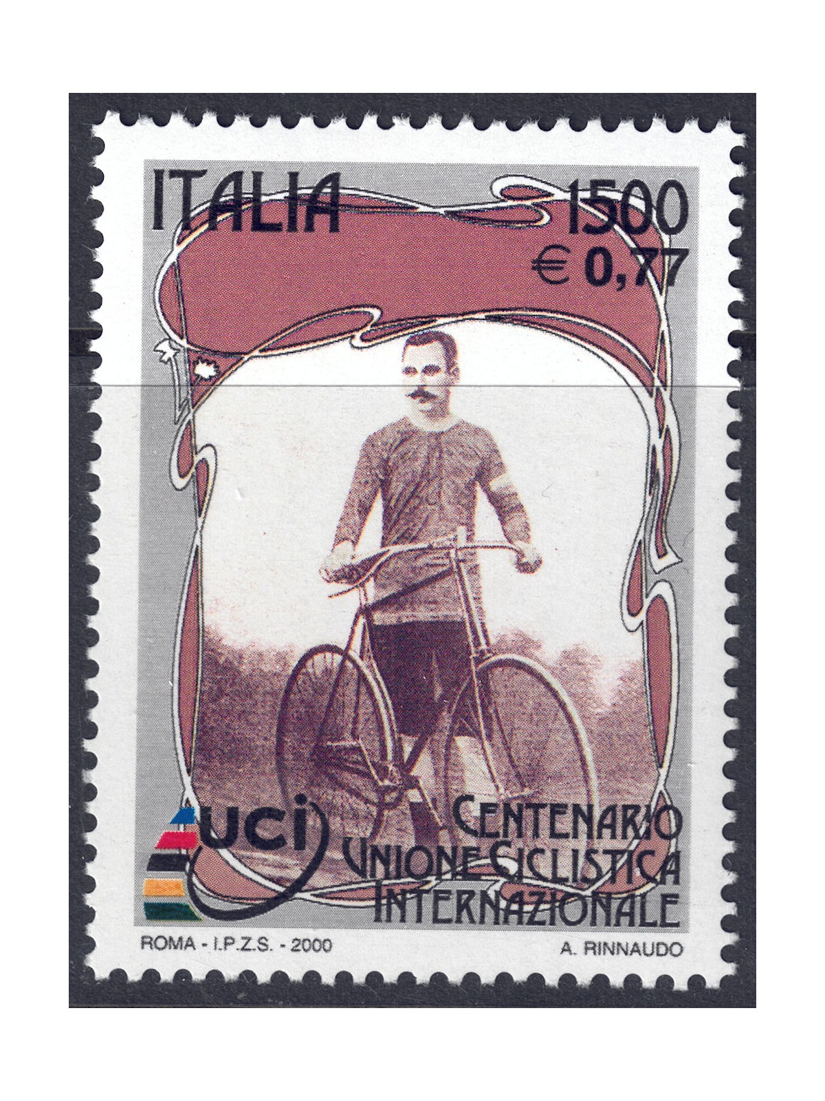 ITALY 2000 International Cycling Union MNH**