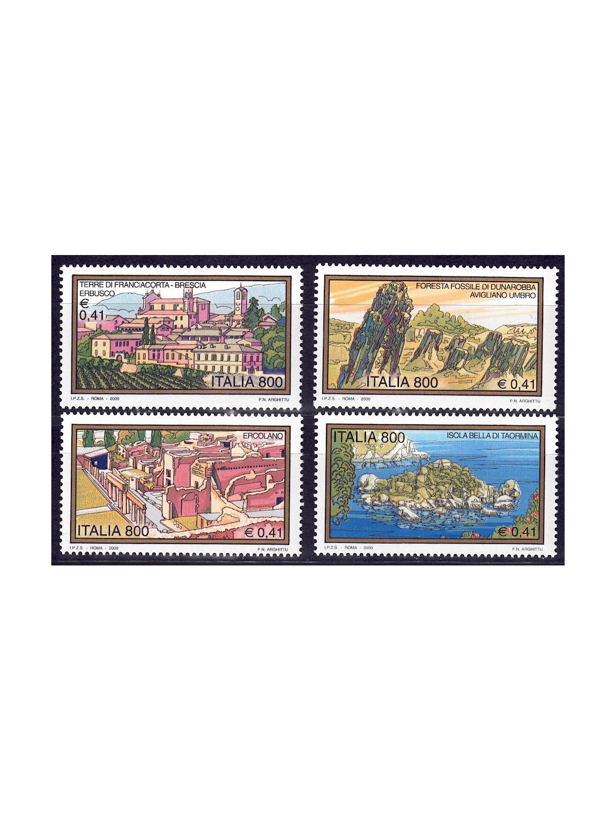 ITALIA 2000 Turismo 4v MNH**