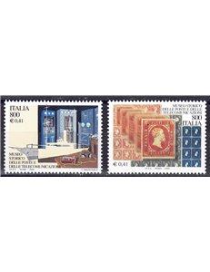 ITALY 2000 Postal Museum 2v MNH**