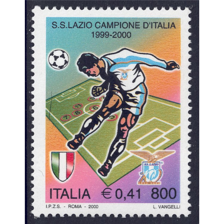 ITALY 2000 Lazio Italian Champion MNH**