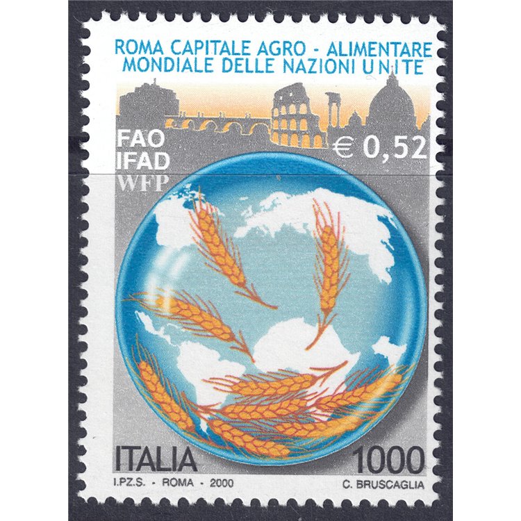 ITALIA 2000 Roma capitale agro-alimentare MNH**