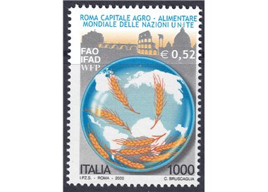 ITALIA 2000 Roma capitale agro-alimentare MNH**